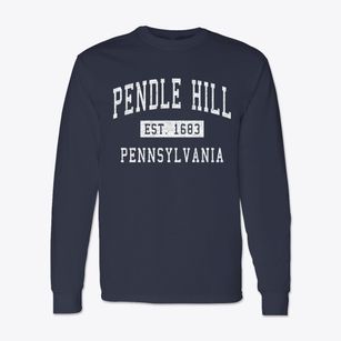 Pendle Hill Pennsylvania Classic Established Classic Long Sleeve T-Shirt