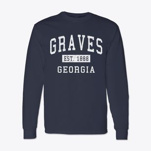 Graves Georgia Classic Established Classic Long Sleeve T-Shirt