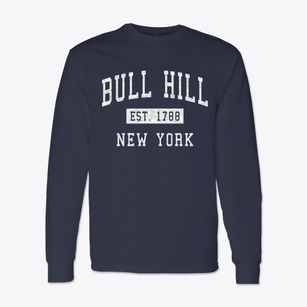 Bull Hill New York Classic Established Classic Long Sleeve T-Shirt