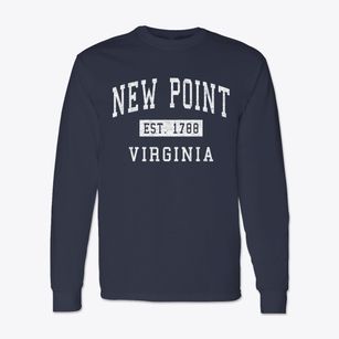 New Point Virginia Classic Established Classic Long Sleeve T-Shirt