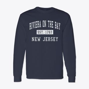 Riviera On The Bay New Jersey Classic Established Classic Long Sleeve T-Shirt