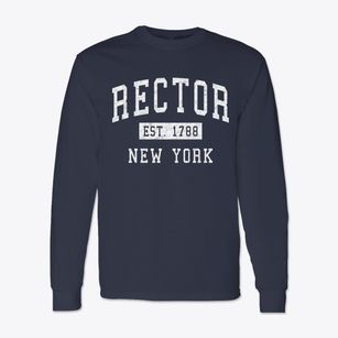 Rector New York Classic Established Classic Long Sleeve T-Shirt