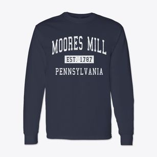 Moores Mill Pennsylvania Classic Established Classic Long Sleeve T-Shirt