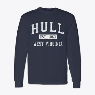 Hull West Virginia Classic Established Classic Long Sleeve T-Shirt