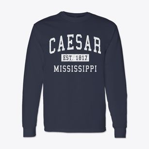 Caesar Mississippi Classic Established Classic Long Sleeve T-Shirt