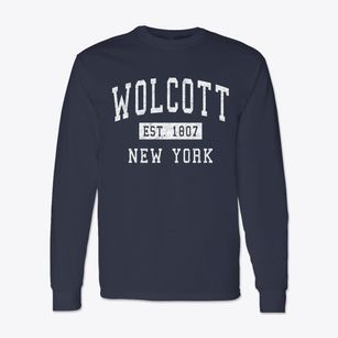 Wolcott New York Classic Established Classic Long Sleeve T-Shirt