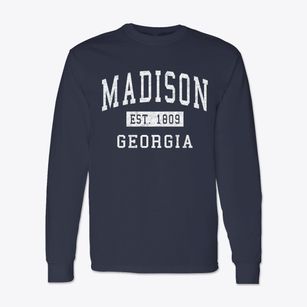 Madison Georgia Classic Established Classic Long Sleeve T-Shirt