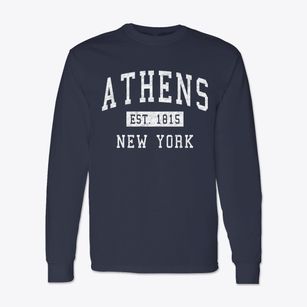 Athens New York Classic Established Classic Long Sleeve T-Shirt