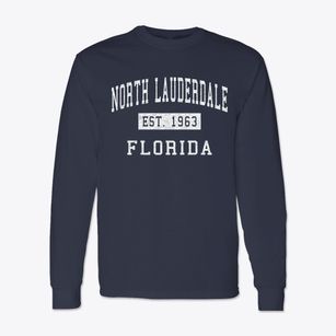 North Lauderdale Florida Classic Established Classic Long Sleeve T-Shirt