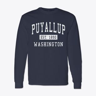 Puyallup Washington Classic Established Classic Long Sleeve T-Shirt