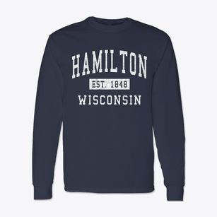 Hamilton Wisconsin Classic Established Classic Long Sleeve T-Shirt