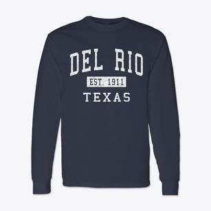 Del Rio Texas Classic Established Classic Long Sleeve T-Shirt