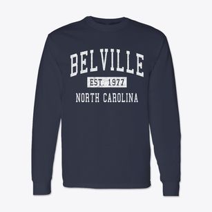 Belville North Carolina Classic Established Classic Long Sleeve T-Shirt