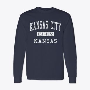 Kansas City Kansas Classic Established Classic Long Sleeve T-Shirt