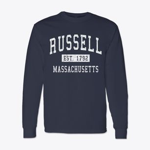 Russell Massachusetts Classic Established Classic Long Sleeve T-Shirt