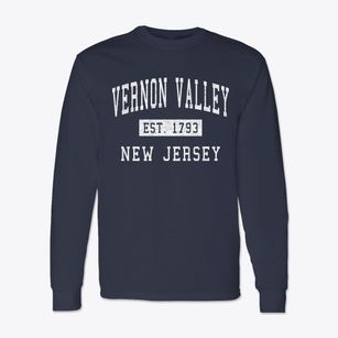 Vernon Valley New Jersey Classic Established Classic Long Sleeve T-Shirt