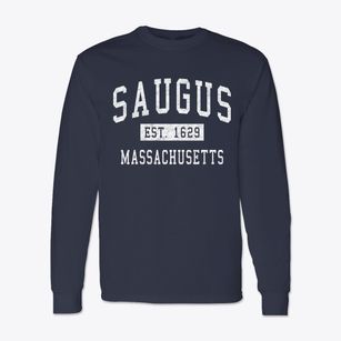 Saugus Massachusetts Classic Established Classic Long Sleeve T-Shirt