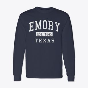 Emory Texas Classic Established Classic Long Sleeve T-Shirt