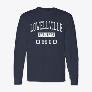 Lowellville Ohio Classic Established Classic Long Sleeve T-Shirt