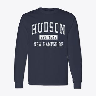 Hudson New Hampshire Classic Established Classic Long Sleeve T-Shirt