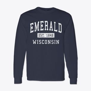 Emerald Wisconsin Classic Established Classic Long Sleeve T-Shirt