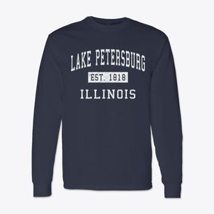 Lake Petersburg Illinois Classic Established Classic Long Sleeve T-Shirt