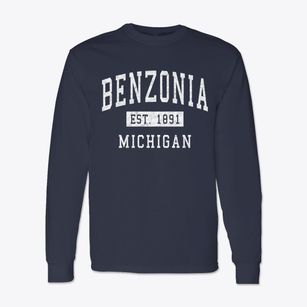 Benzonia Michigan Classic Established Classic Long Sleeve T-Shirt