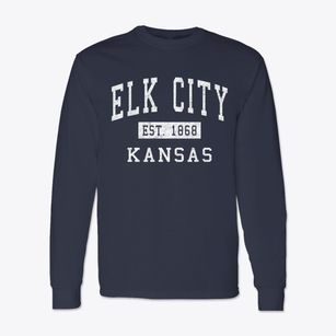 Elk City Kansas Classic Established Classic Long Sleeve T-Shirt