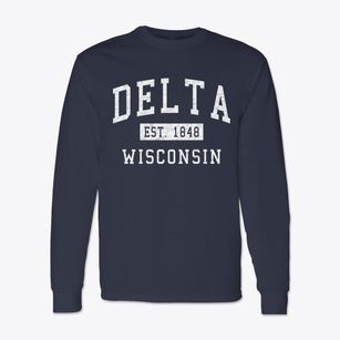 Delta Wisconsin Classic Established Classic Long Sleeve T-Shirt
