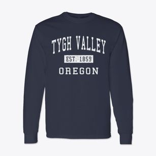 Tygh Valley Oregon Classic Established Classic Long Sleeve T-Shirt