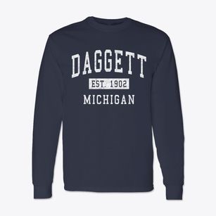 Daggett Michigan Classic Established Classic Long Sleeve T-Shirt