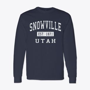 Snowville Utah Classic Established Classic Long Sleeve T-Shirt