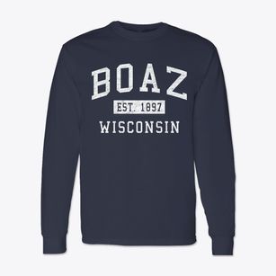 Boaz Wisconsin Classic Established Classic Long Sleeve T-Shirt