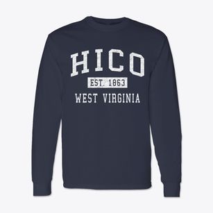 Hico West Virginia Classic Established Classic Long Sleeve T-Shirt