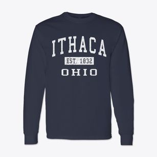 Ithaca Ohio Classic Established Classic Long Sleeve T-Shirt