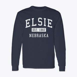 Elsie Nebraska Classic Established Classic Long Sleeve T-Shirt