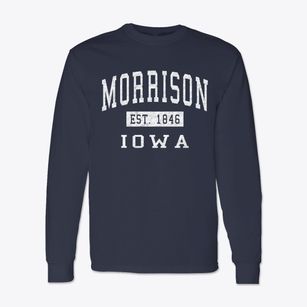Morrison Iowa Classic Established Classic Long Sleeve T-Shirt