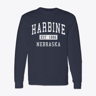 Harbine Nebraska Classic Established Classic Long Sleeve T-Shirt