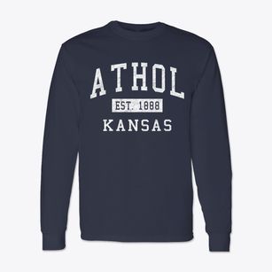 Athol Kansas Classic Established Classic Long Sleeve T-Shirt