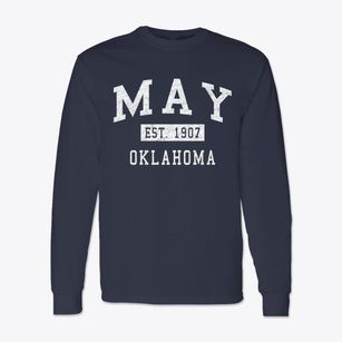 May Oklahoma Classic Established Classic Long Sleeve T-Shirt