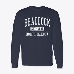 Braddock North Dakota Classic Established Classic Long Sleeve T-Shirt