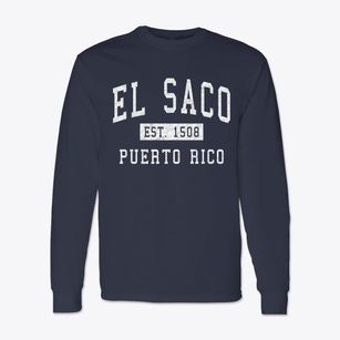 El Saco Puerto Rico Classic Established Classic Long Sleeve T-Shirt