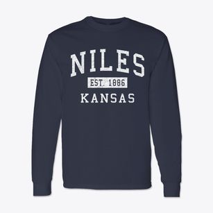 Niles Kansas Classic Established Classic Long Sleeve T-Shirt