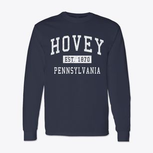 Hovey Pennsylvania Classic Established Classic Long Sleeve T-Shirt