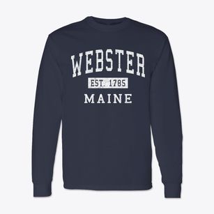 Webster Maine Classic Established Classic Long Sleeve T-Shirt