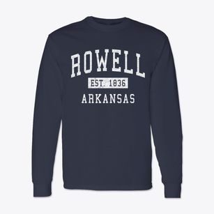 Rowell Arkansas Classic Established Classic Long Sleeve T-Shirt