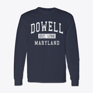 Dowell Maryland Classic Established Classic Long Sleeve T-Shirt