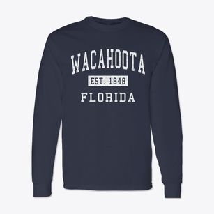 Wacahoota Florida Classic Established Classic Long Sleeve T-Shirt