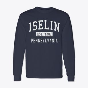 Iselin Pennsylvania Classic Established Classic Long Sleeve T-Shirt