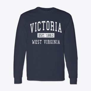 Victoria West Virginia Classic Established Classic Long Sleeve T-Shirt